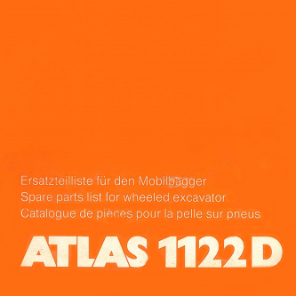 Atlas 1122 D parts catalog